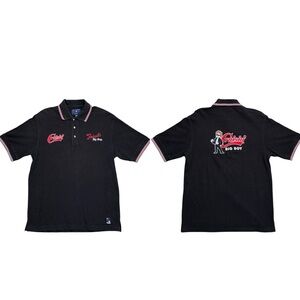 Frisch’s Big Boy Polo Shirt Cruisin’ Employee Uniform Crew S Small